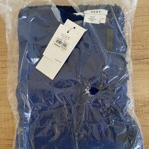 DKNY Blue Scarf 100% wool - NWT